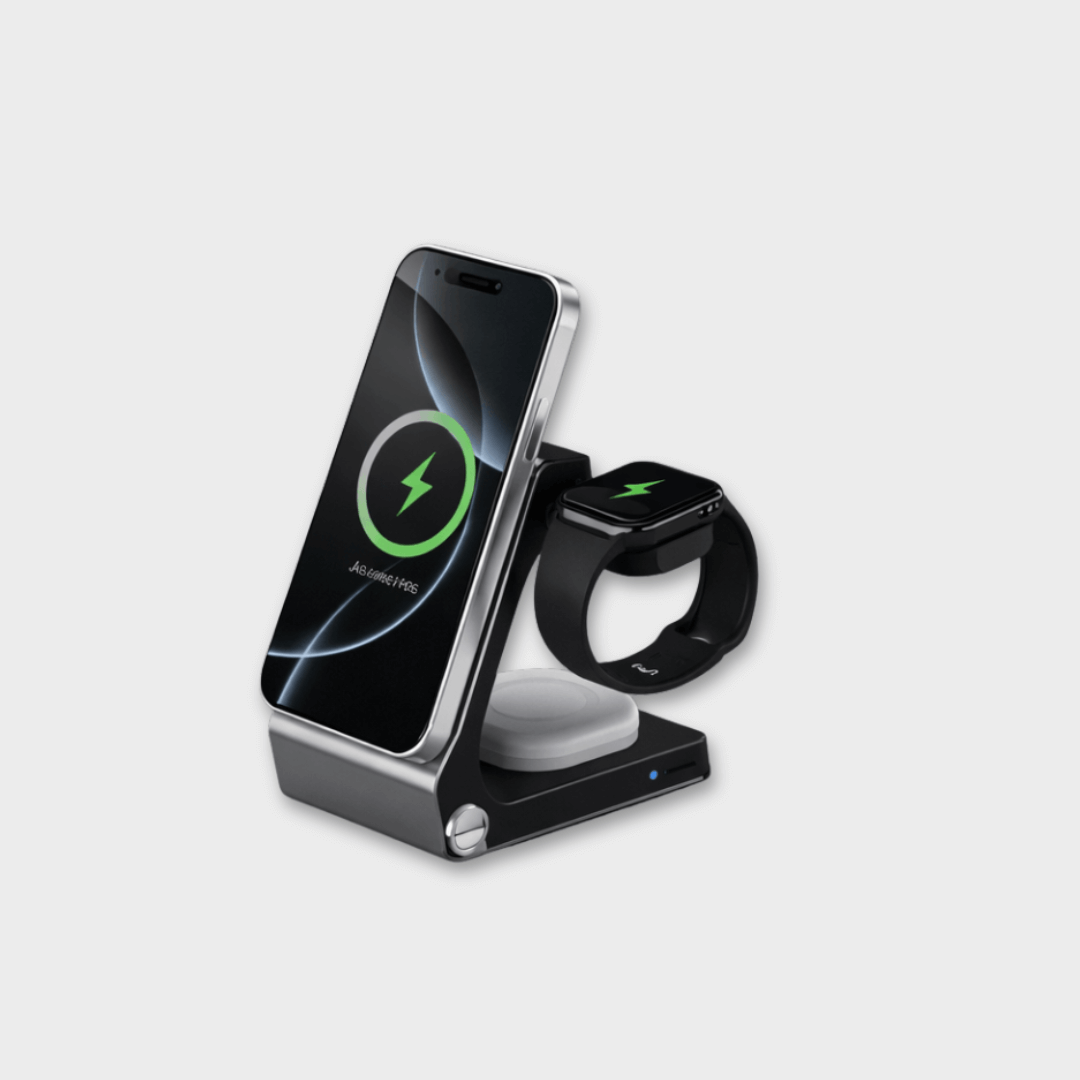 3-in-1 Foldable Magnetic 25W Wireless Charger