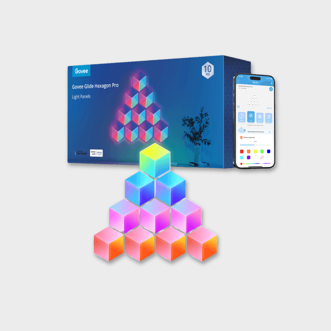 Govee Glide Hexagon Pro RGBIC Light Panel Kit