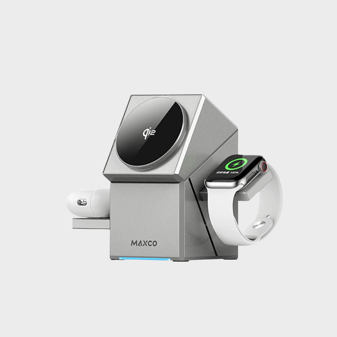 MAXCO 3 in 1 Rotating Wireless Charger - MW11