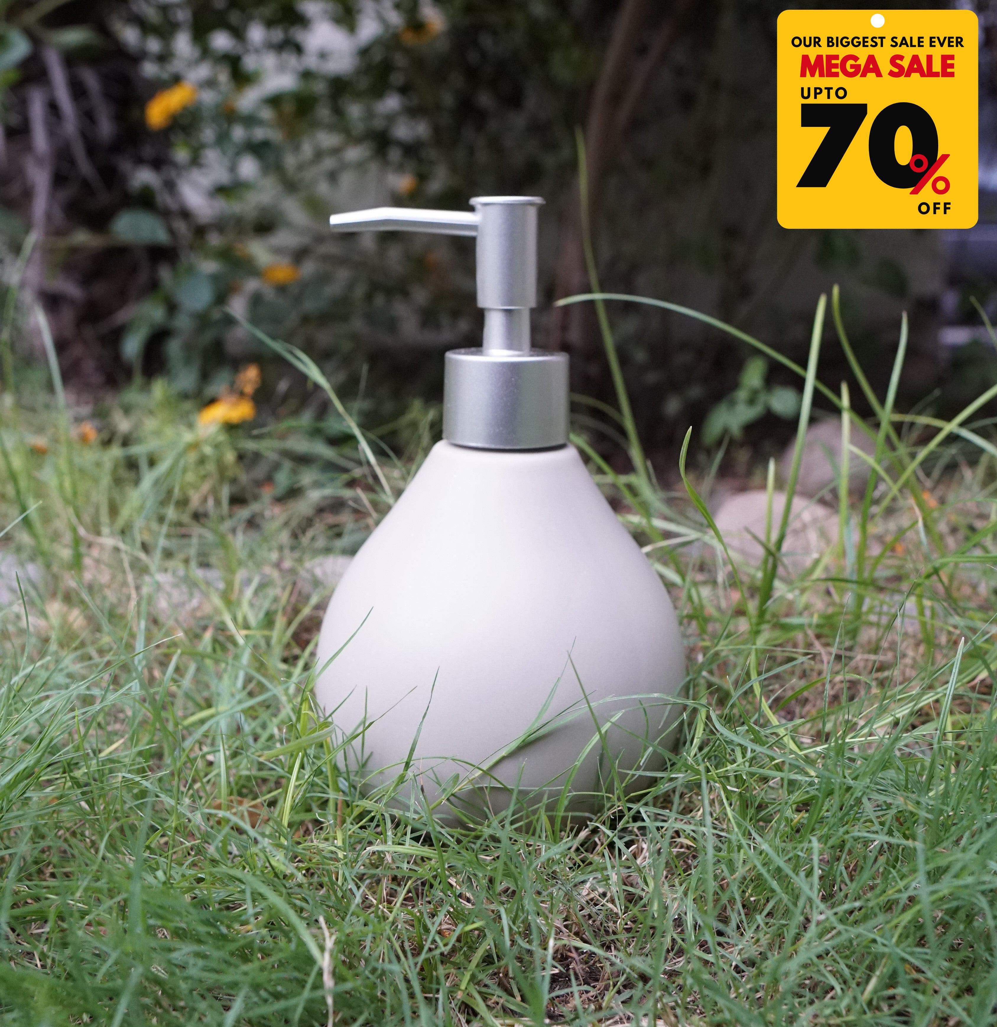 Ceramic Oval Shape Soap Dispenser-DIVERSITY