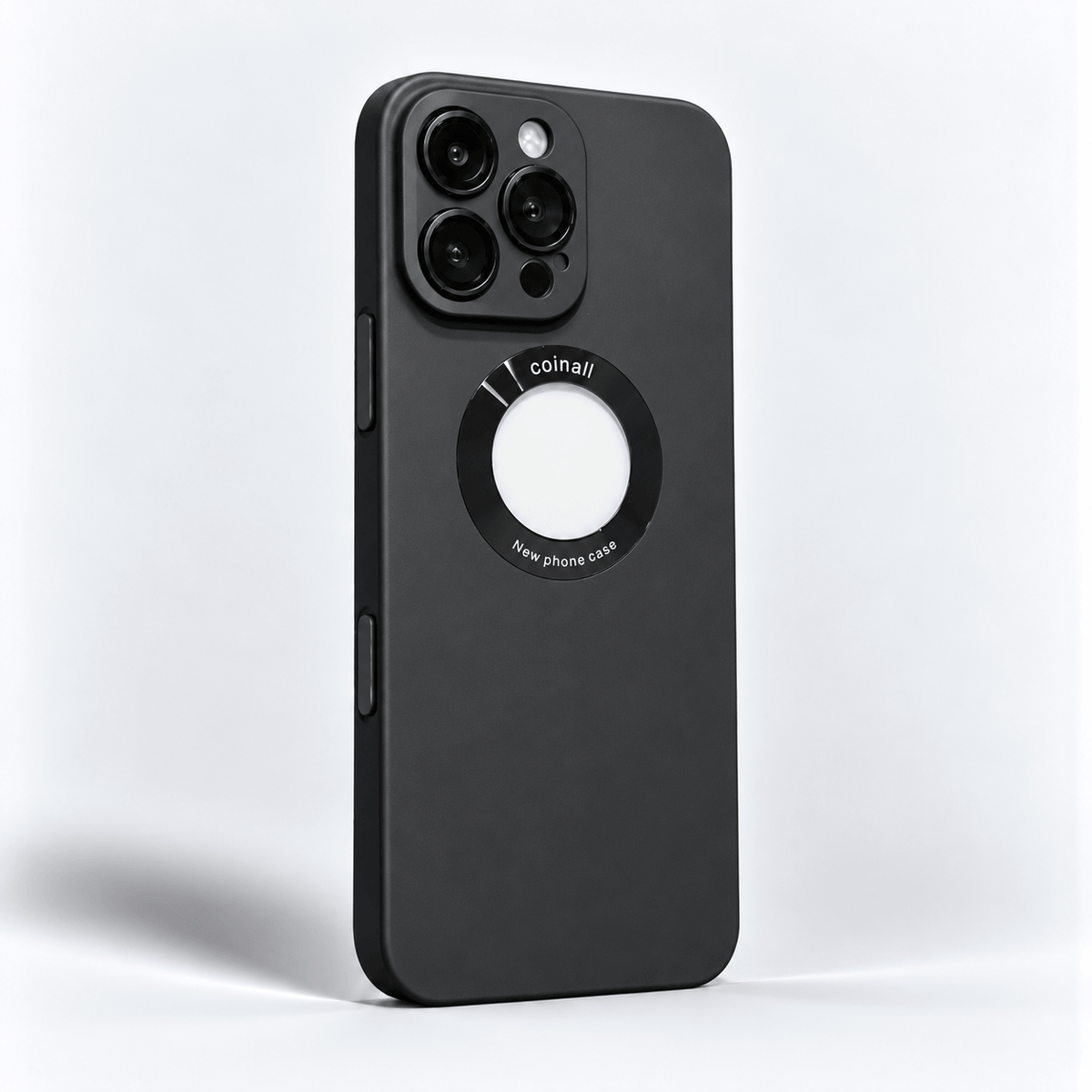 Matte Black Silicone iPhone Case