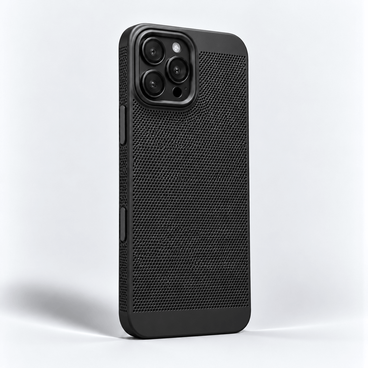 Luxury Breathable Mesh Phone Case - Black