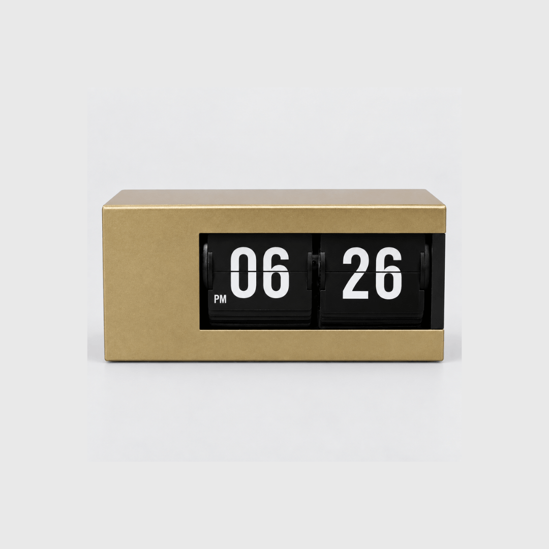 #Color_Light Brown - Clock & Calendar