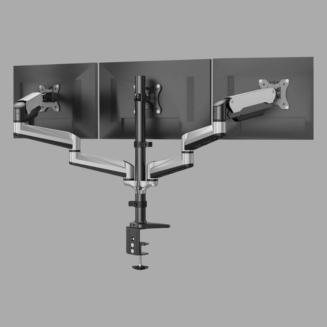 HUANUO Triple Monitor Mount - Black