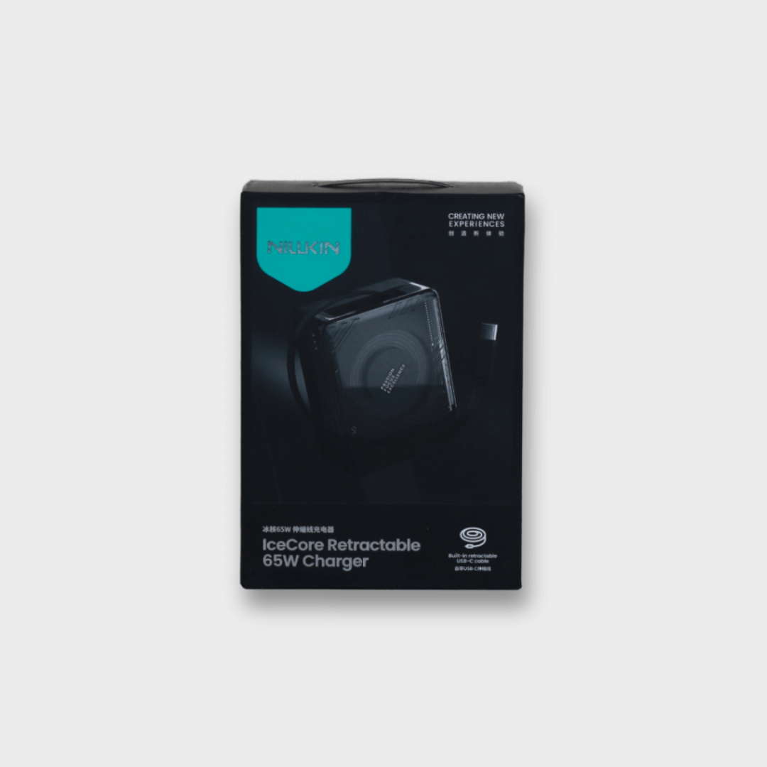 NILLKIN IceCore Retractable 65W GaN Charger