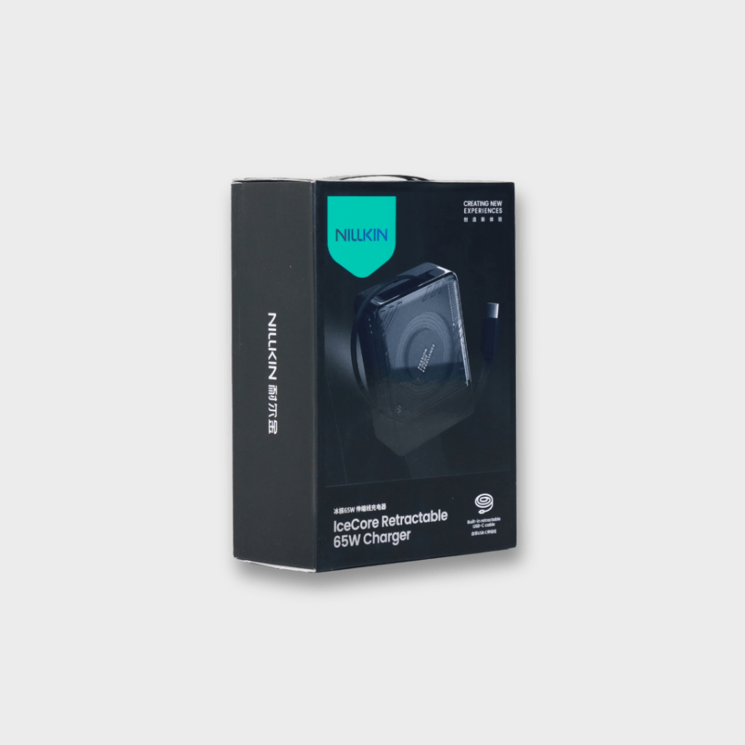 NILLKIN IceCore Retractable 65W GaN Charger