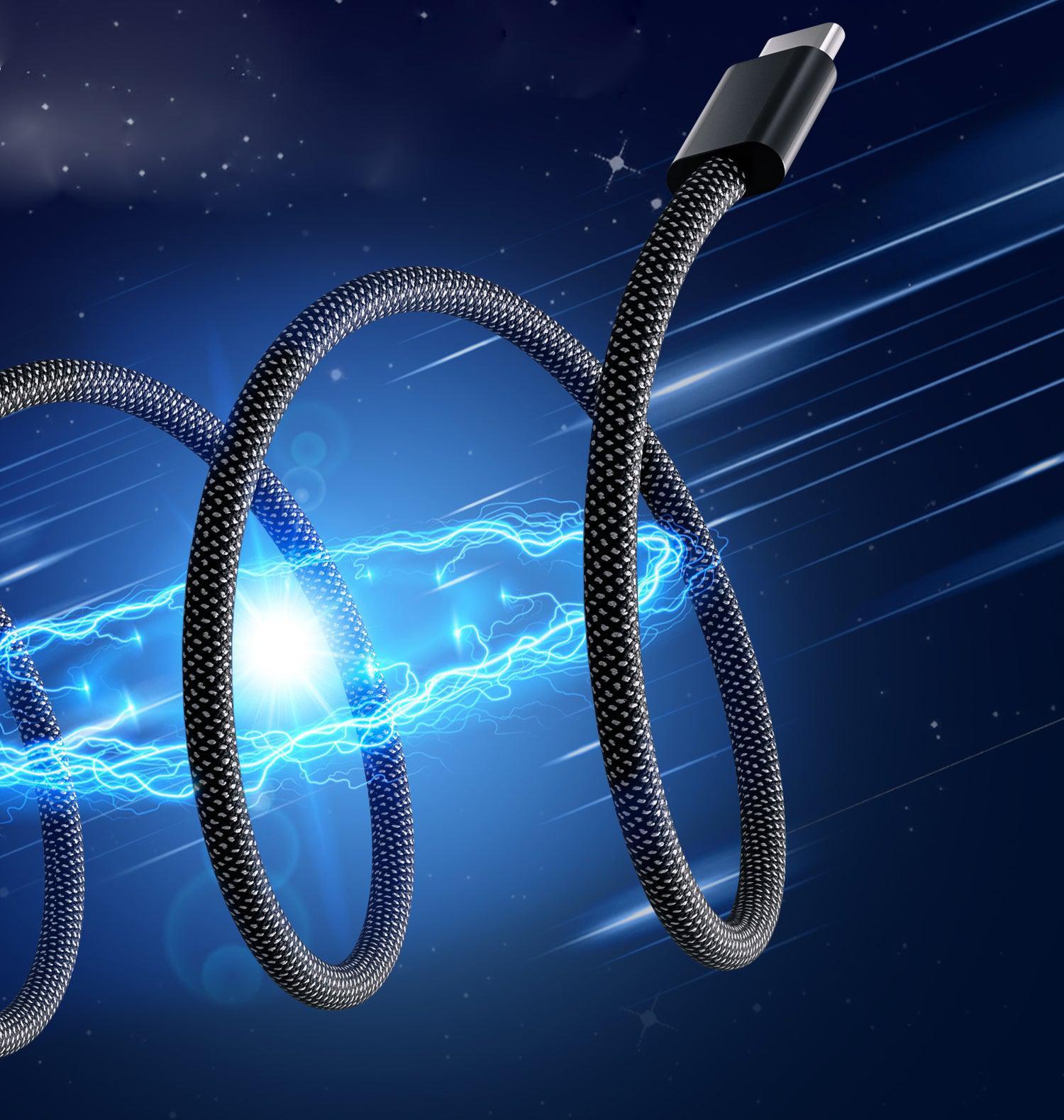 Braided Magnetic 66W Charging Cable-DIVERSITY