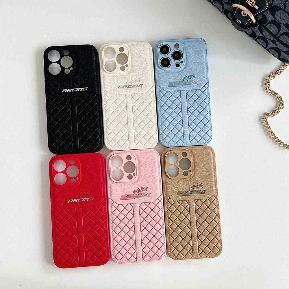 Pattern Leather iPhone Case-DIVERSITY