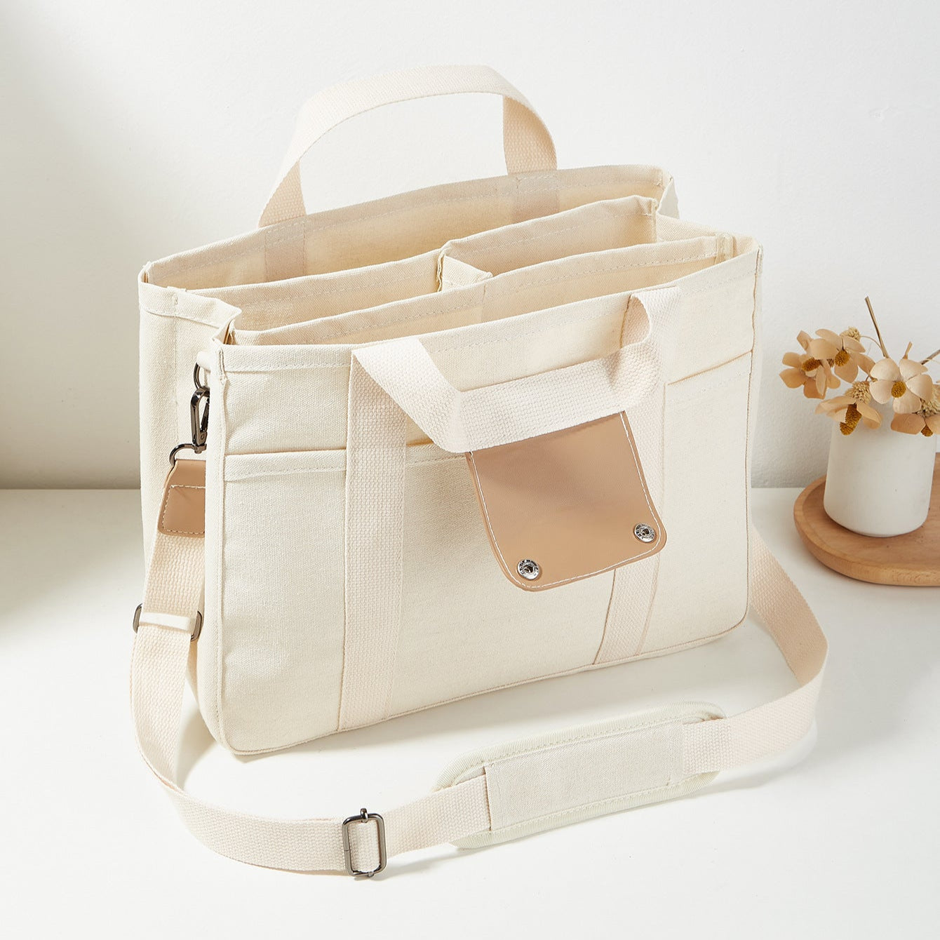 Everyday Canvas Tote Bag - White