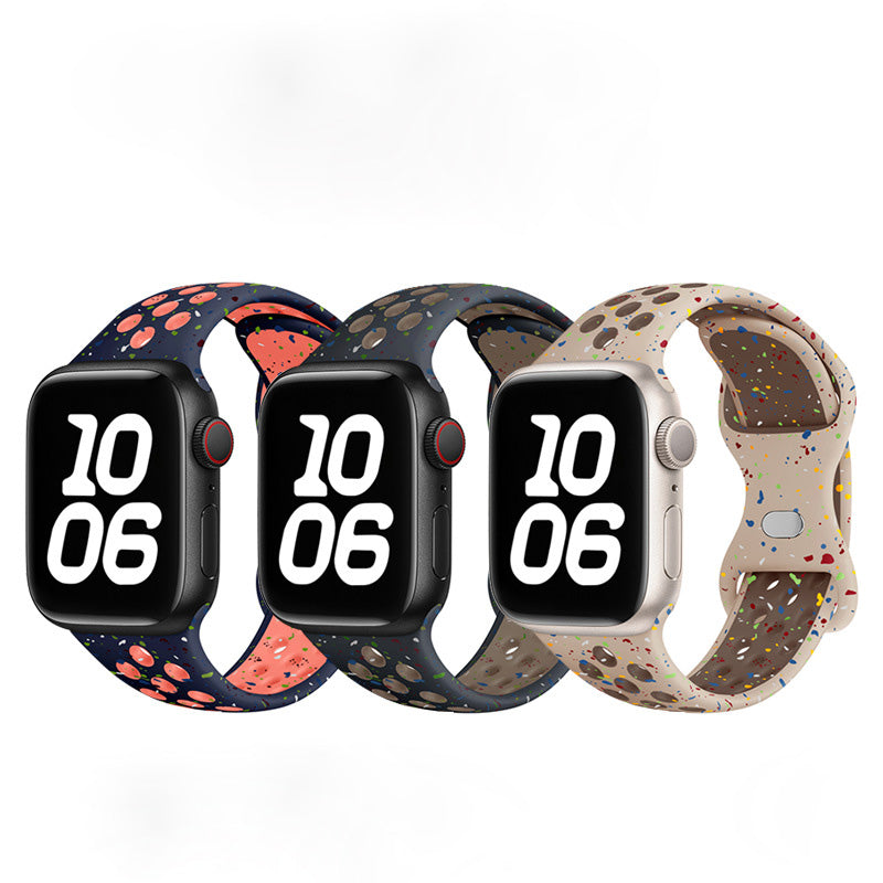 AirLoop Band For Apple Watch - Black Rainbow