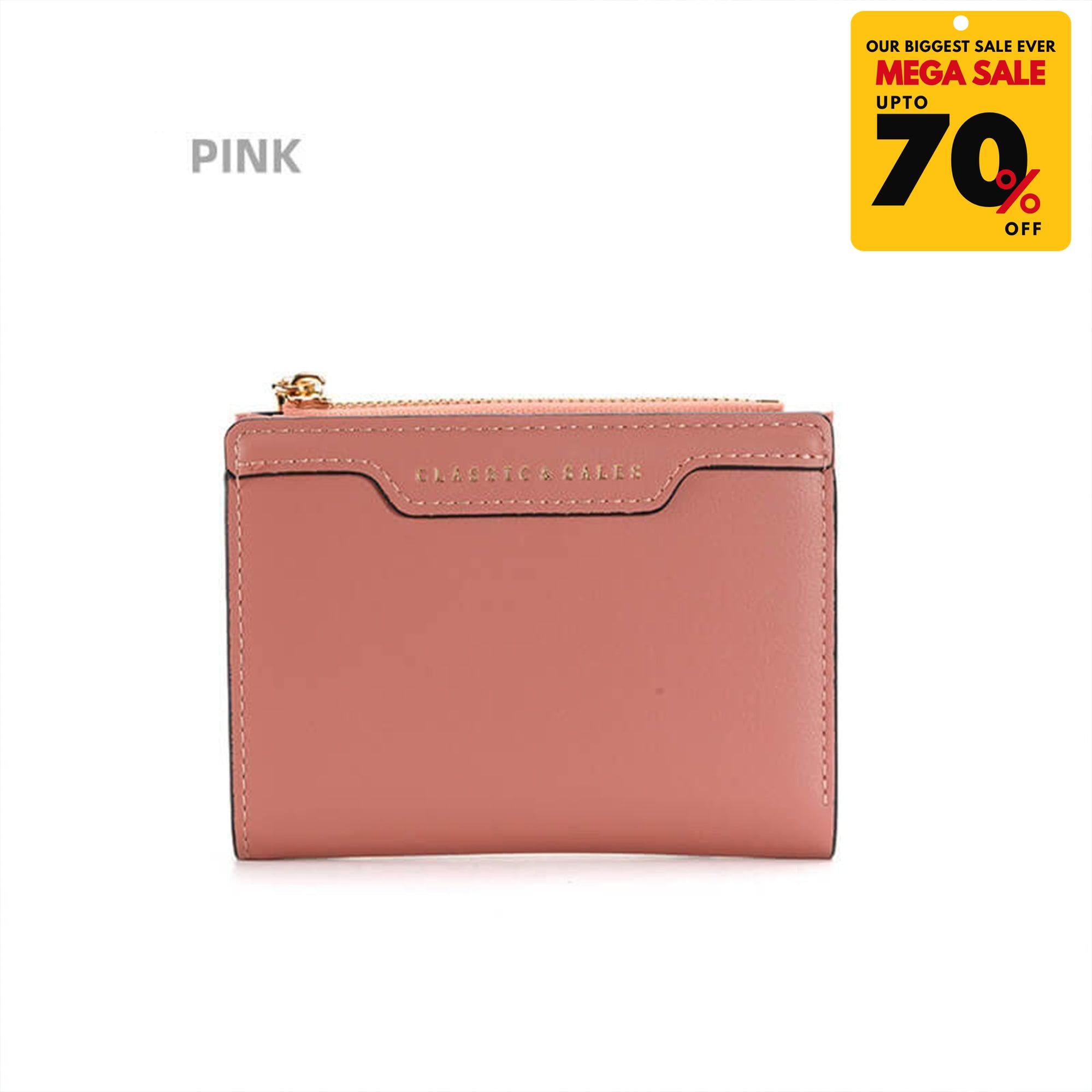 Women's Leather Compact Wallet-DIVERSITY