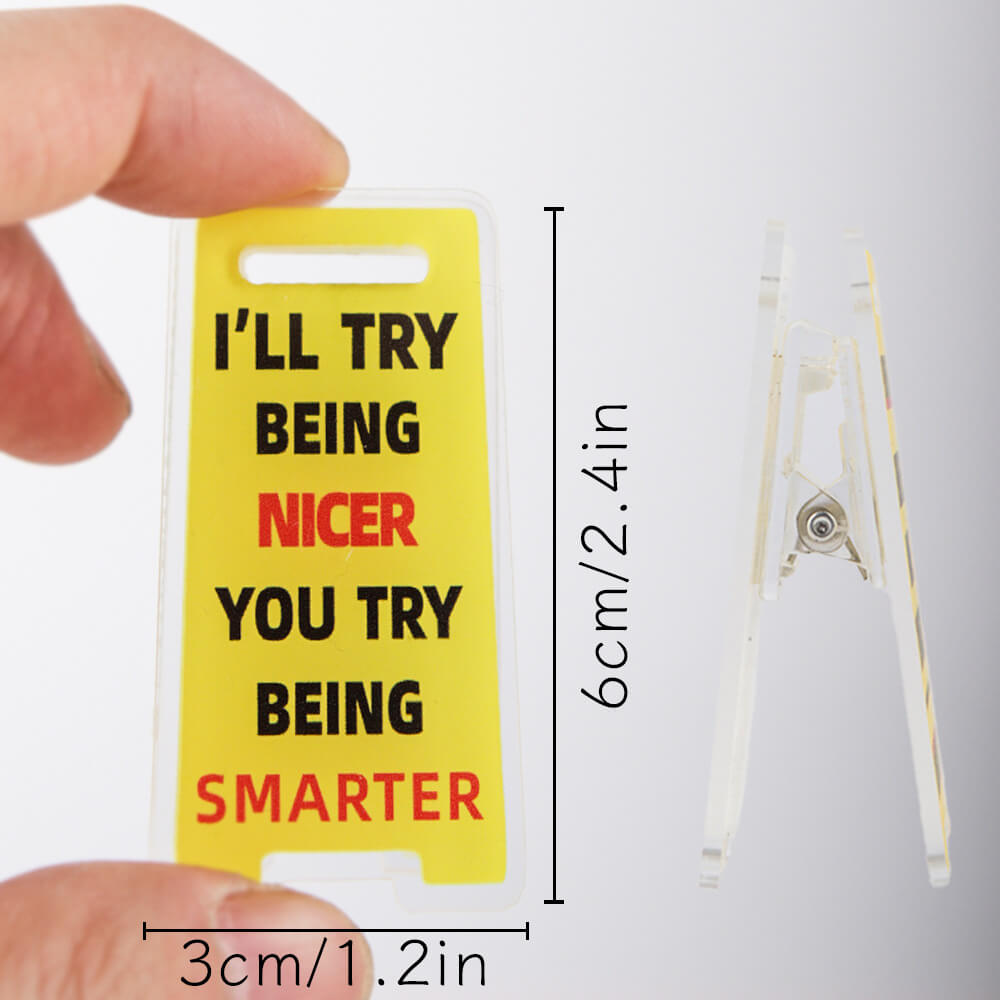 Funny Acrylic Desktop Signs