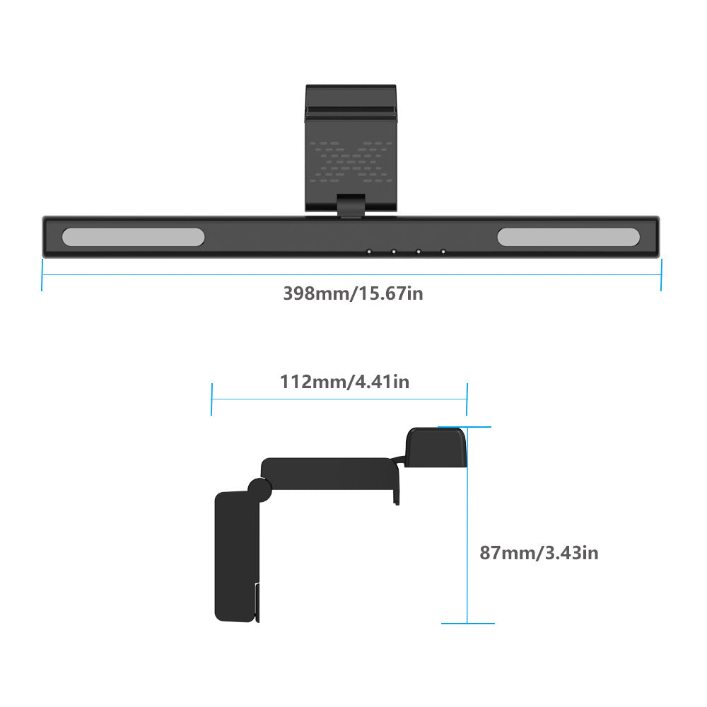 Monitor Light Bar with RGB Back Light