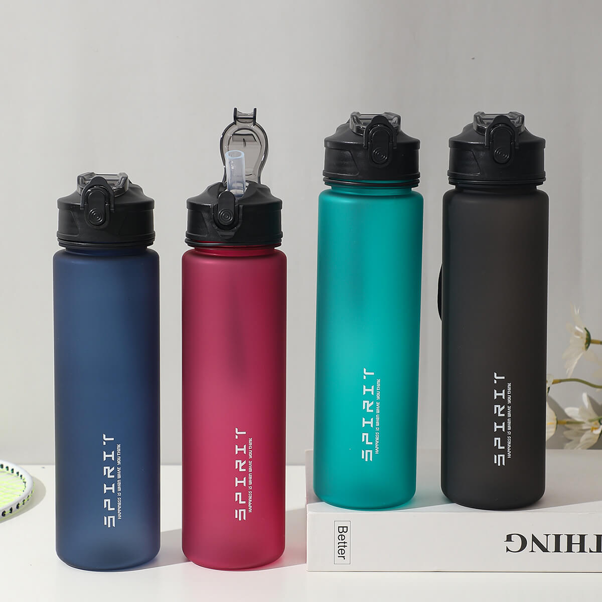 Sports Sipper Water Bottle 25oz - Green