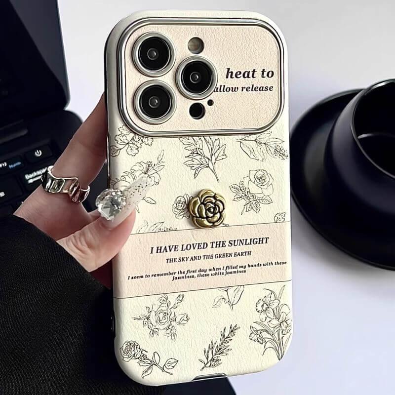 Timeless Floral iPhone Case with Scarf Strap-DIVERSITY