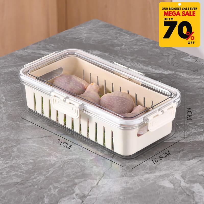 Food Storage Containers With Drain Basket