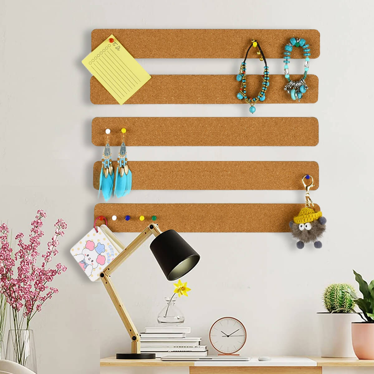 Self-Adhesive Long Cork Board Strips