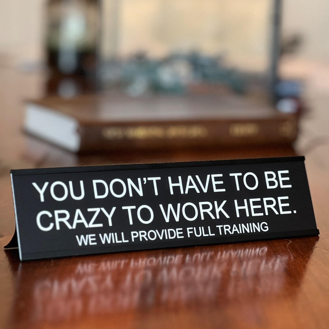 Funny Desk Name Plate