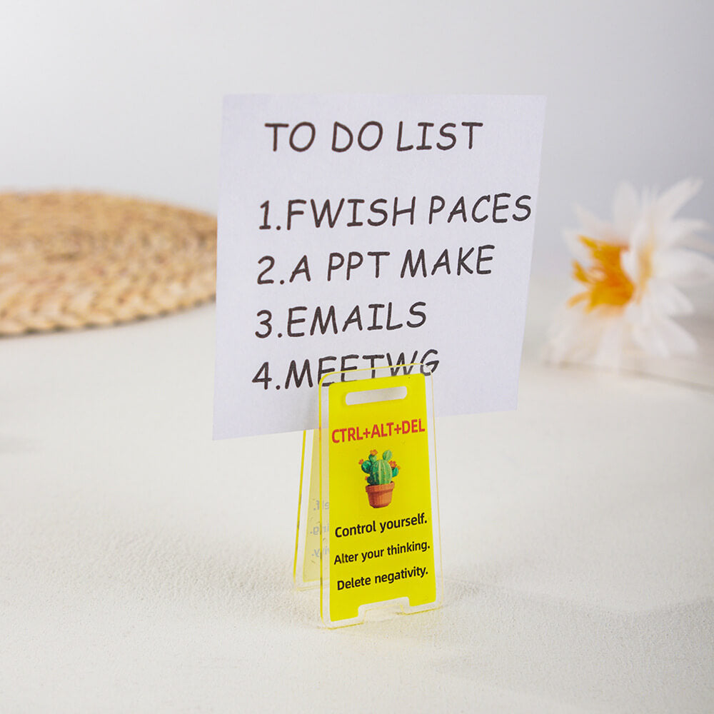 Funny Acrylic Desktop Signs