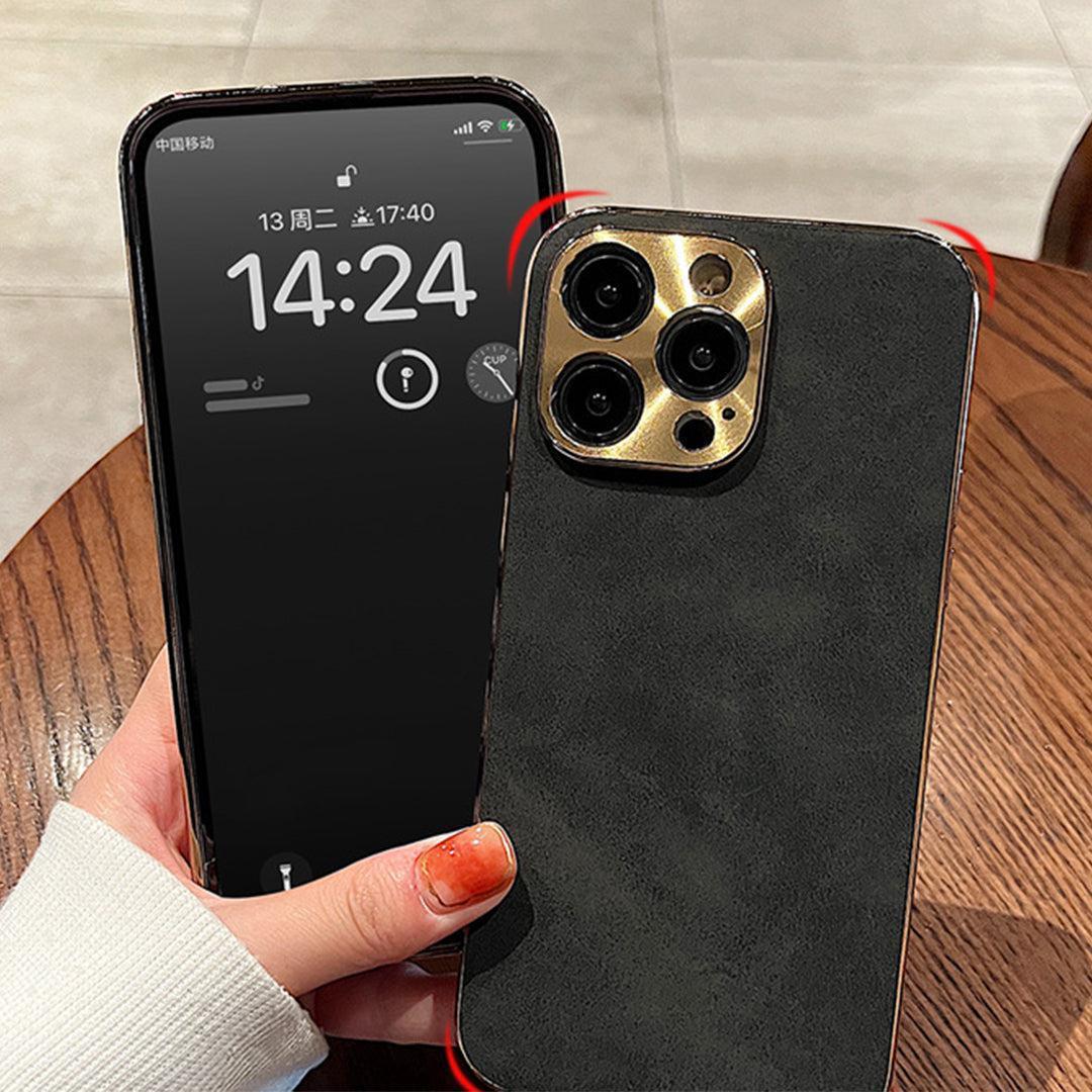 Suede Leather iPhone Case-DIVERSITY
