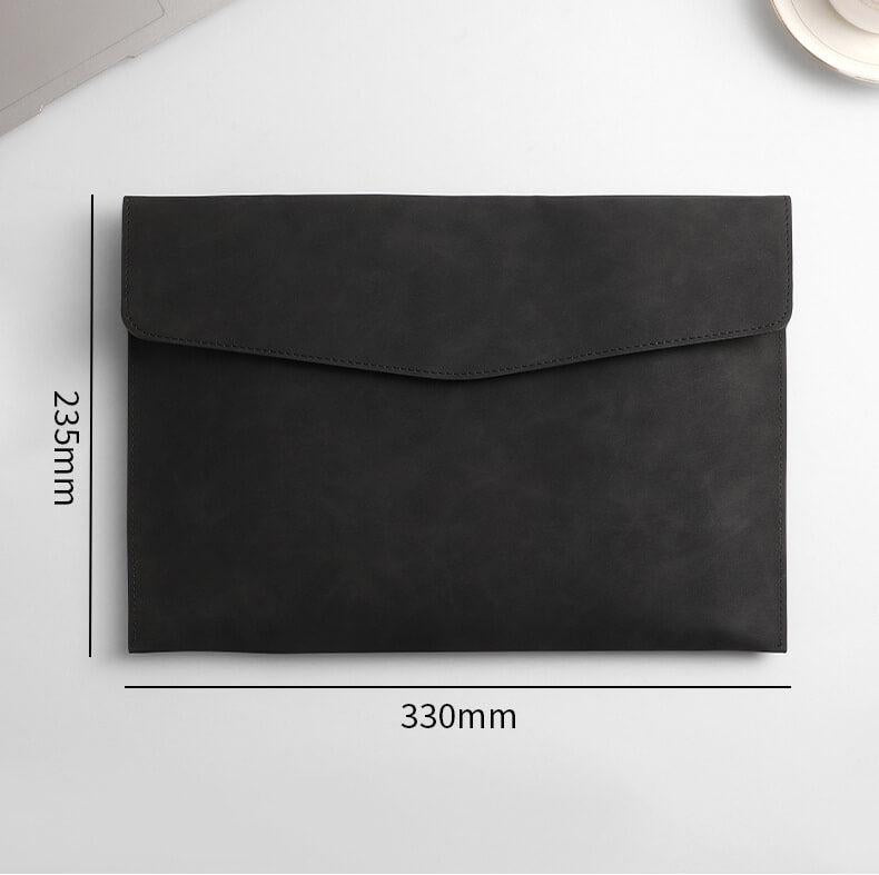 Faux Leather Document File Case