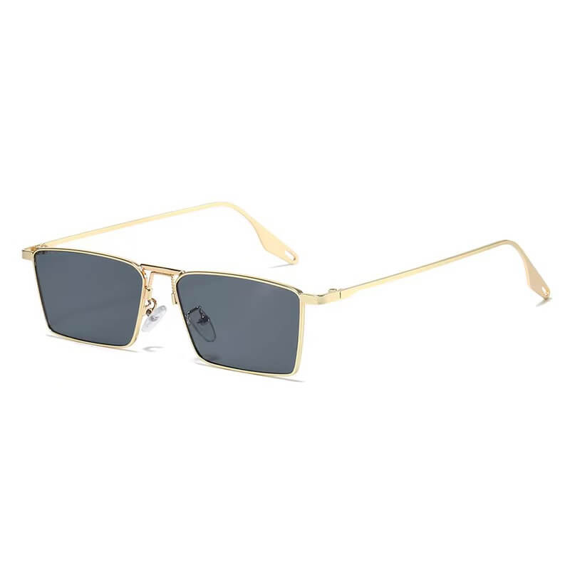NEXUS Rectangular Sunglasses - Gold Black