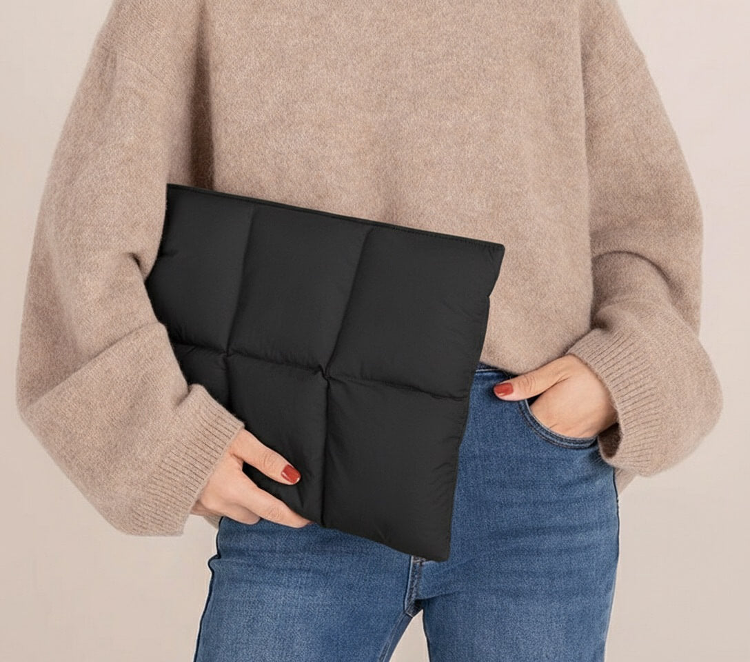 Puffy Laptop Sleeve - Black