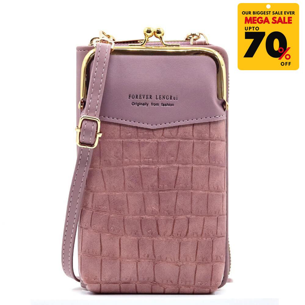 Women Multi-Purpose Crossbody Crocodile Bag-DIVERSITY