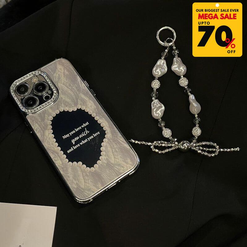 Vintage Pearl Heart iPhone Case with Charm Bracelet-DIVERSITY