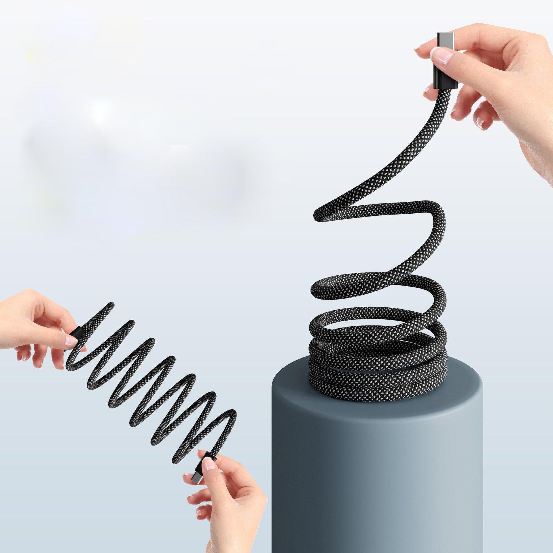 Braided Magnetic 66W Charging Cable-DIVERSITY