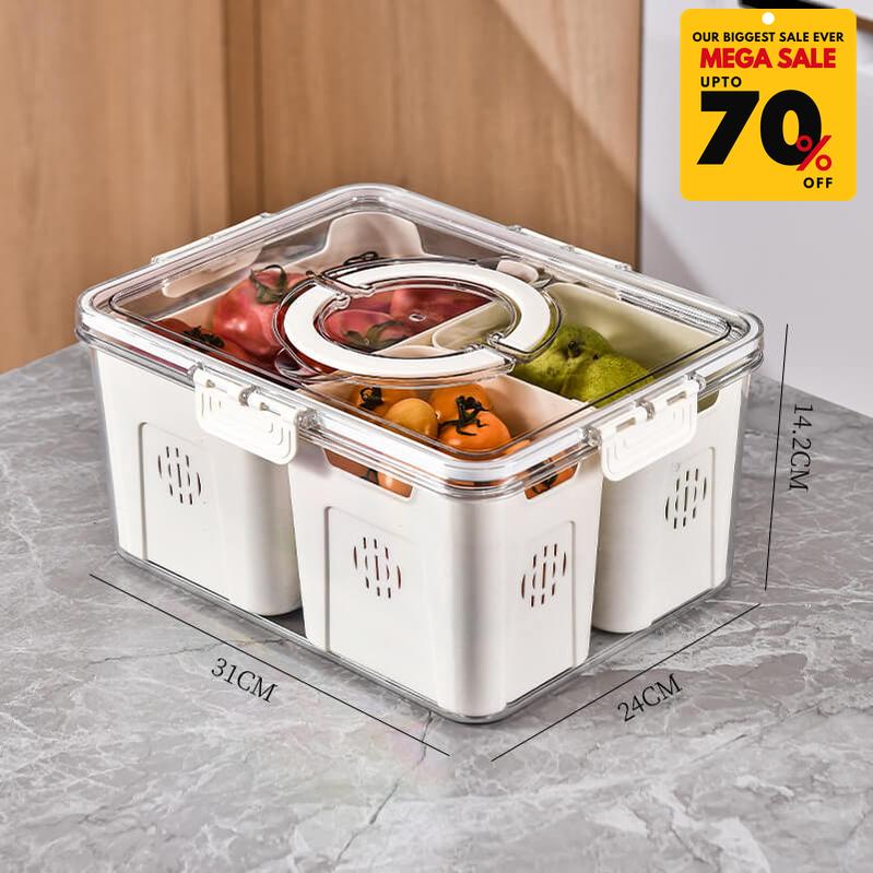 Food Storage Containers With Drain Basket