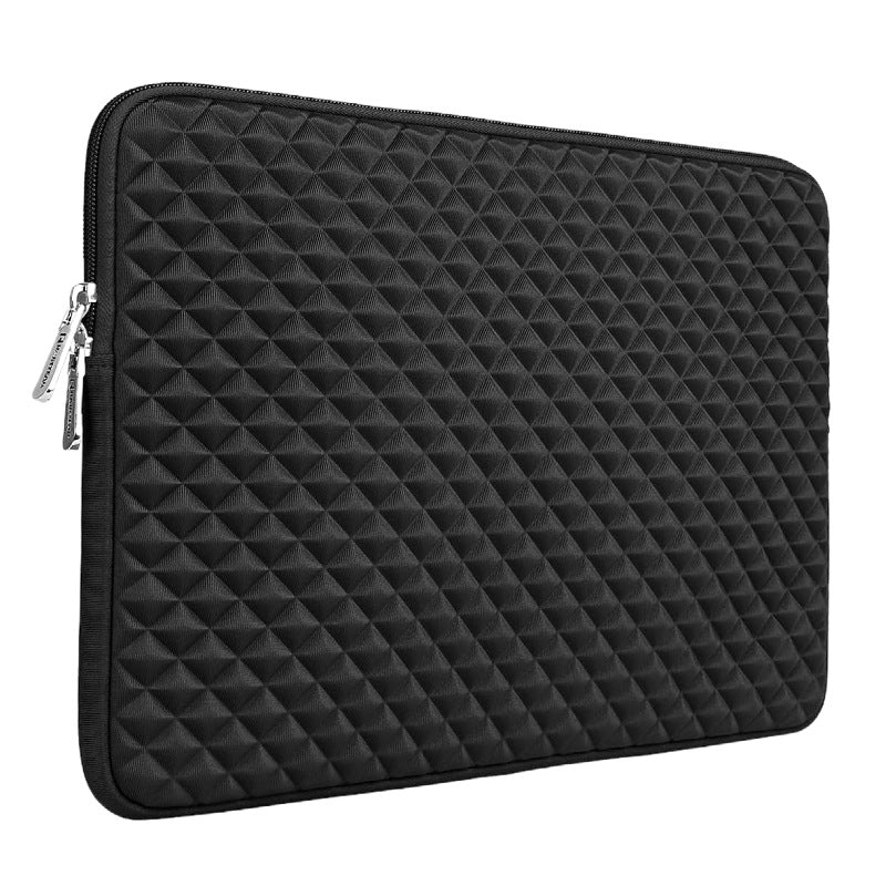 Diamond Pattern Laptop Sleeve With Power Pouch