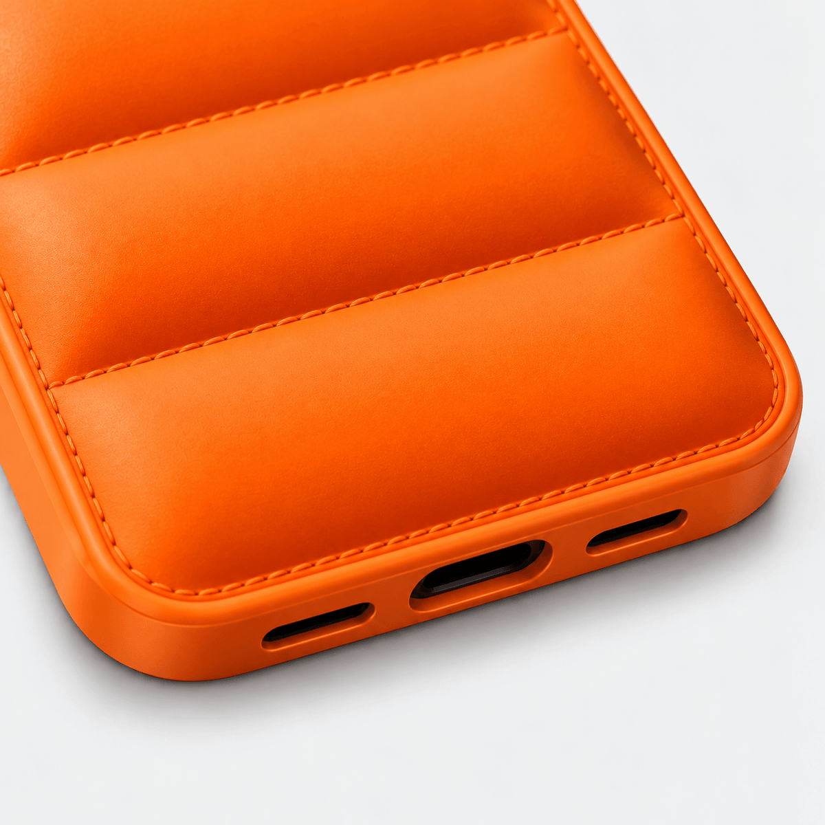 Puffer iPhone Cover - Orange