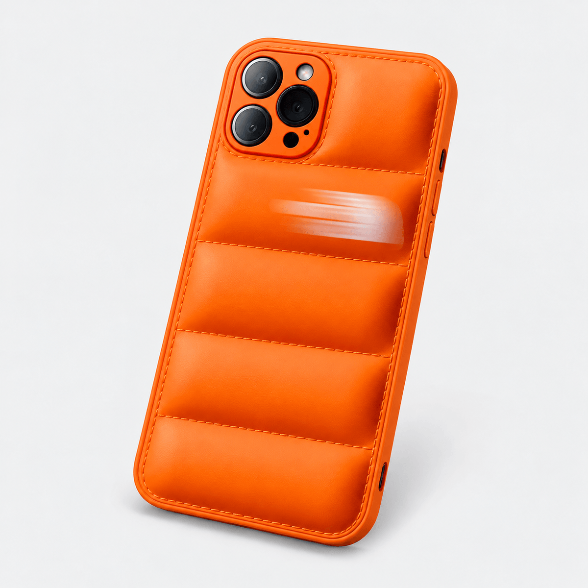 Puffer iPhone Cover - Orange