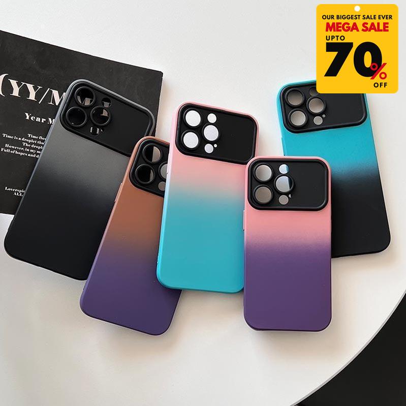 Gradient Silicone Wide Lens iPhone Case-DIVERSITY