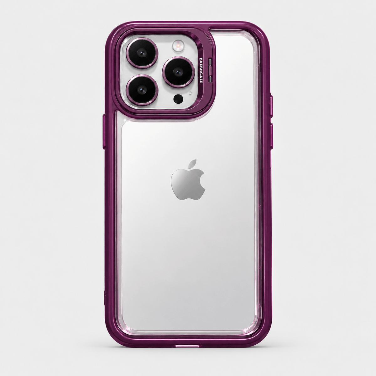 Transparent Lens Ring iPhone Case - Dark Purple