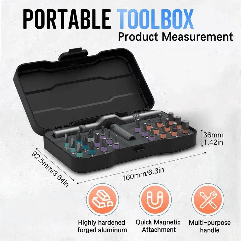 24-in-1 Ratchet Screwdriver Set