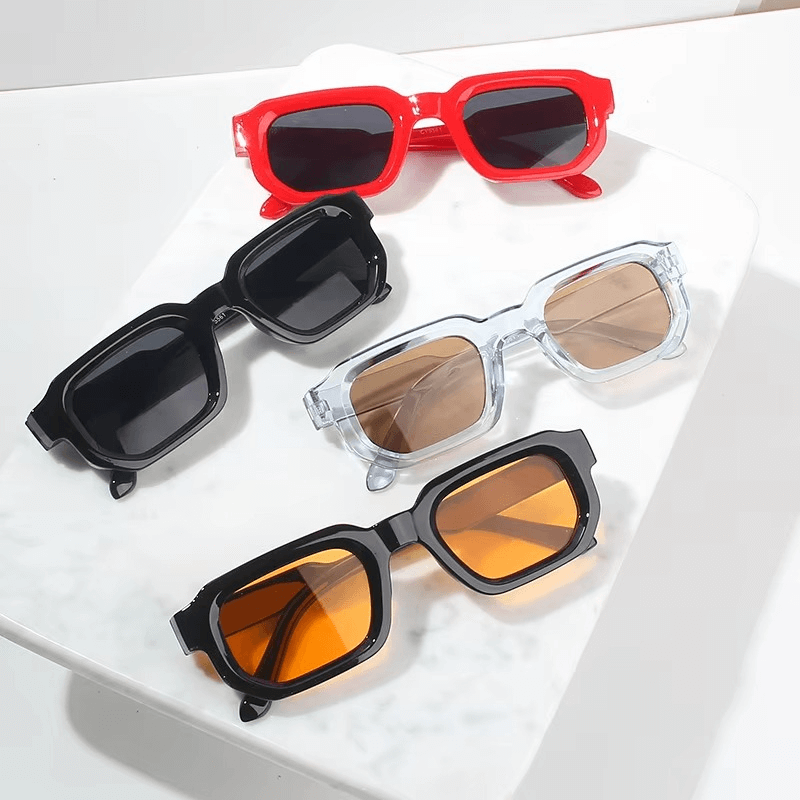 Modern Square Luxe Sunglasses - Sunset Tint