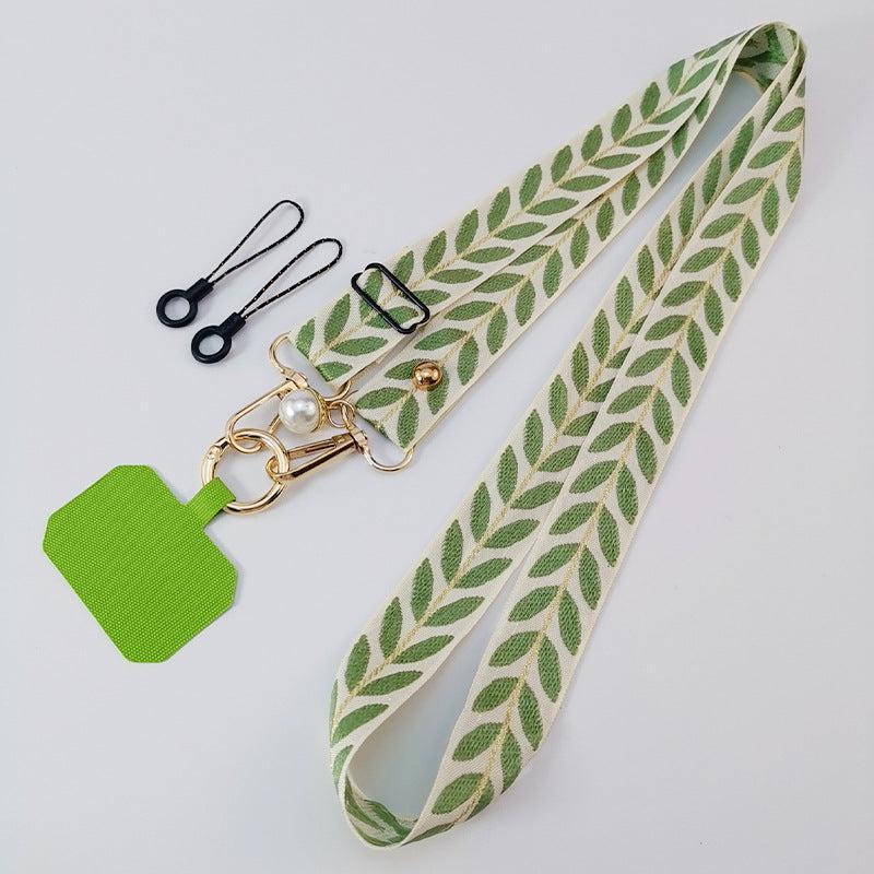 Leaf Design Lanyard Strap For Phone Case-DIVERSITY