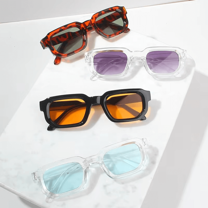 Modern Square Luxe Sunglasses - Sunset Tint