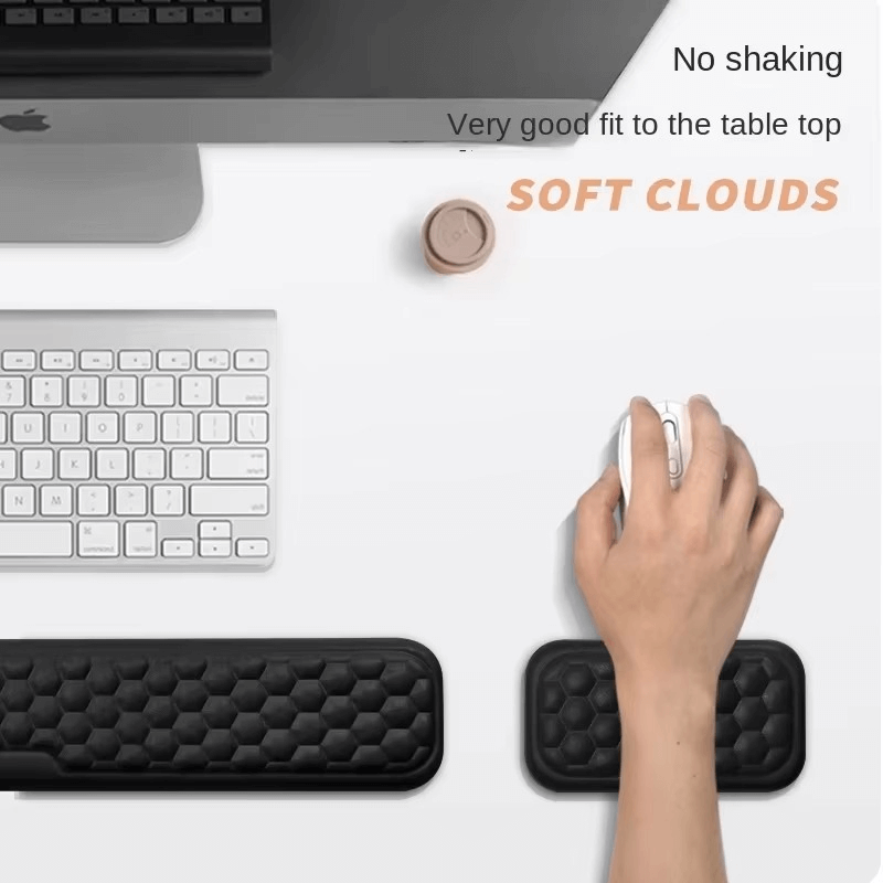 ErgoCloud Keyboard & Mouse Wrist Rest Pads