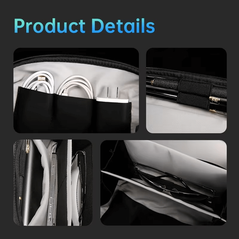 BANGE Multi Layers Tech Storage Bag - Black