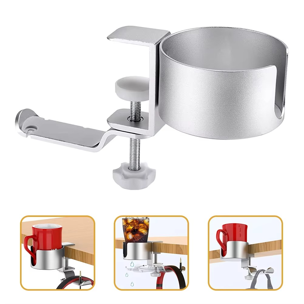 2 in 1 Desk Cup Holder with Headphone Hanger