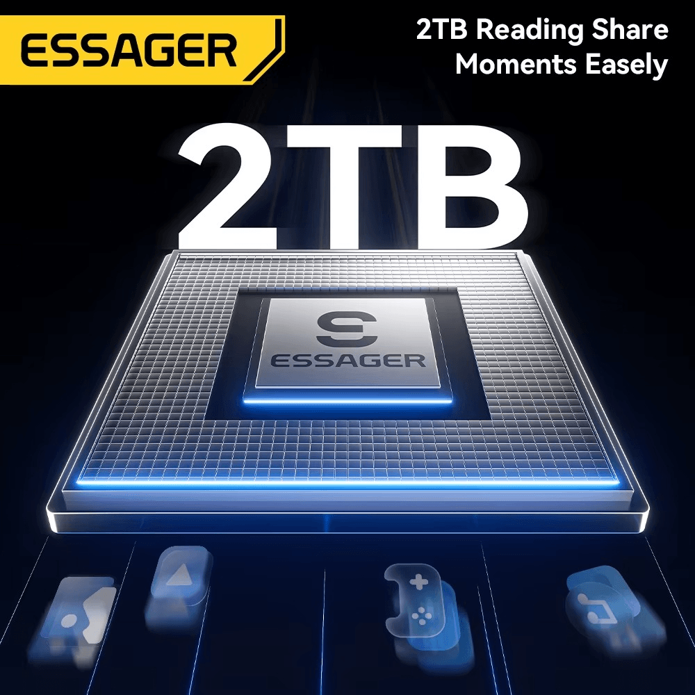 Essager 2-in-1 USB-C & USB-A 3.0 SD/TF Card Reader