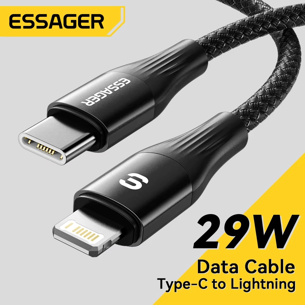 Essager 29W PD USB-C to Lightning Charging Cable