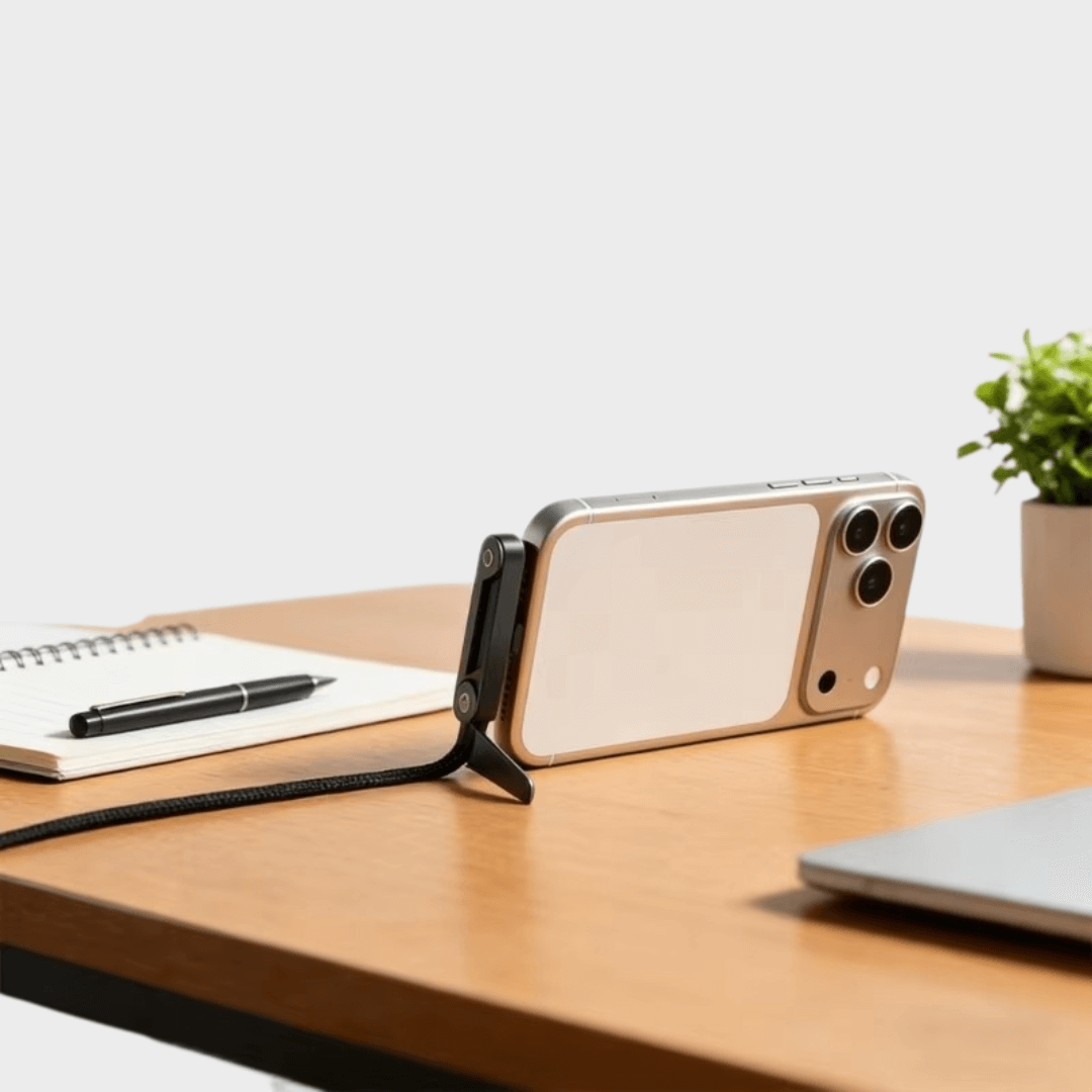 240W Type C Charging Cable with Built-in Phone Stand