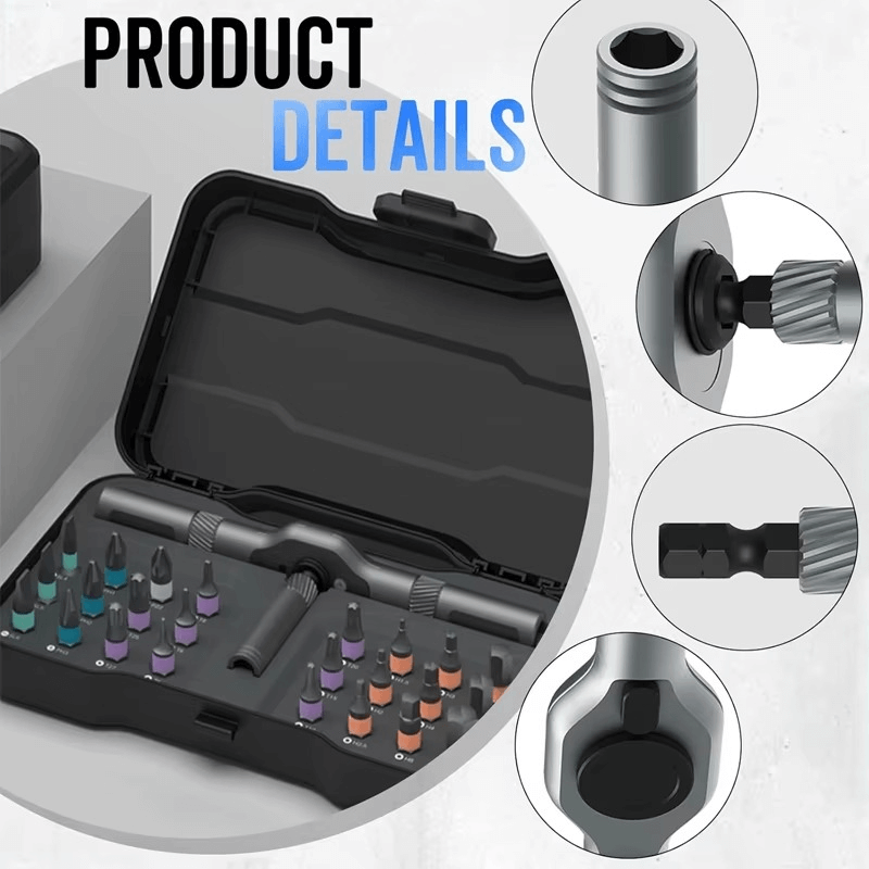 24-in-1 Ratchet Screwdriver Set
