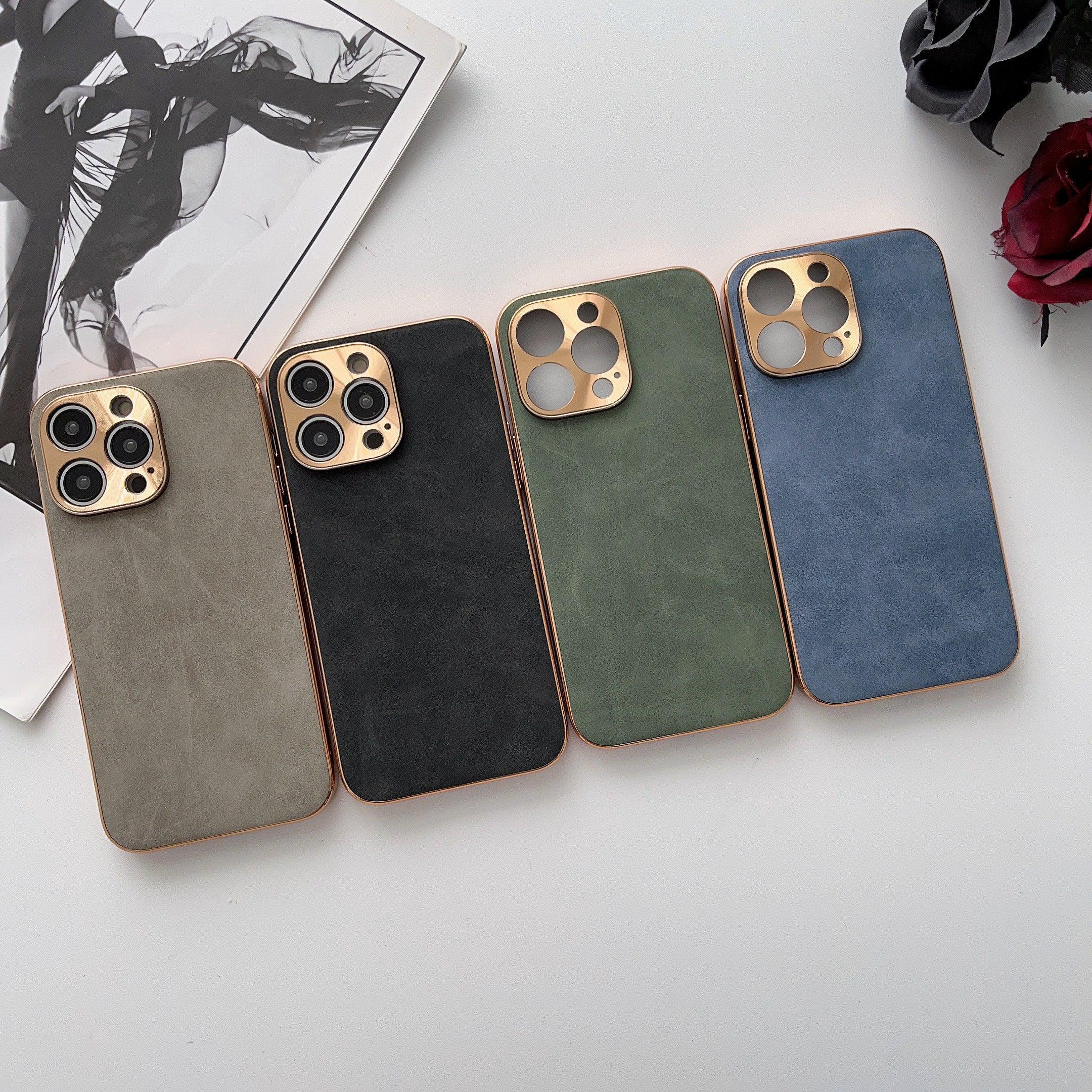 Suede Leather iPhone Case-DIVERSITY