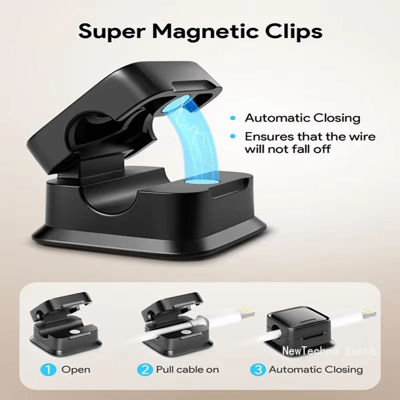 Magnetic Cable Organizer Clips