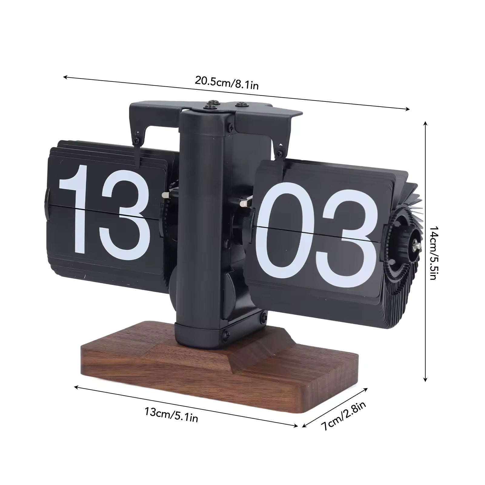 #Color_Full Black - Convex Wooden Base